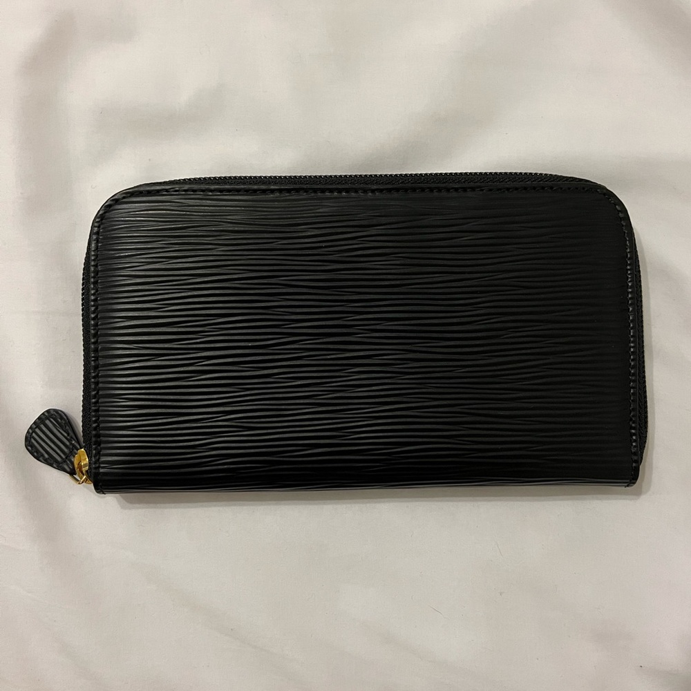 SCUOLA DEL CUOIO FIRENZE Black/Red Epi Leather Wallet